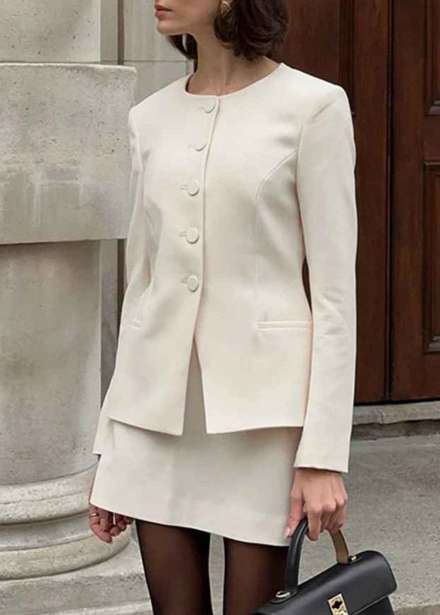 Rebecca Long Sleeve Button Blazer Set