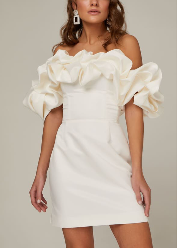Anastasia Ruffle Mini Dress