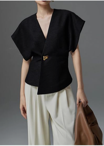 Elenore V Neck Blouse