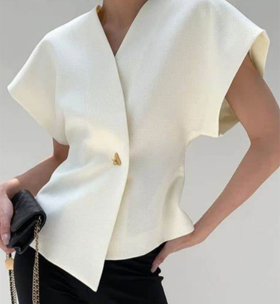 Elenore V Neck Blouse