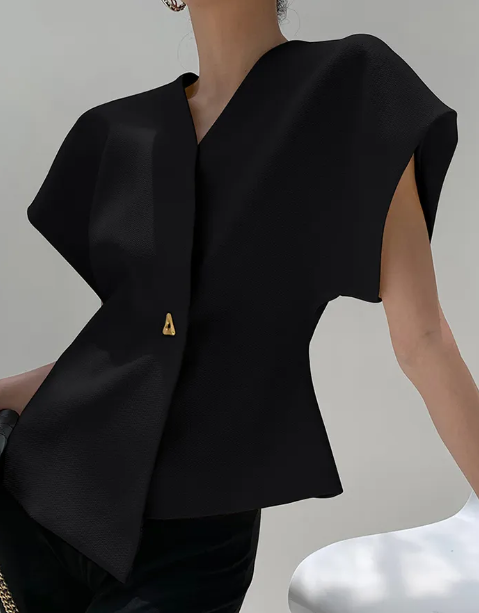 Elenore V Neck Blouse