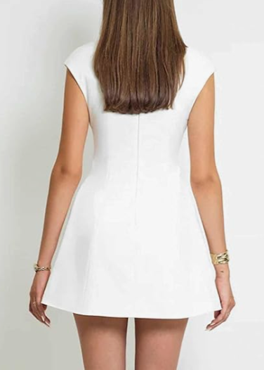 Rachel V Neck Mini Dress