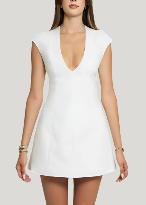 Rachel V Neck Mini Dress