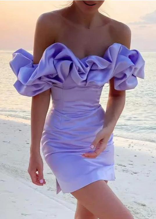 Anastasia Ruffle Mini Dress