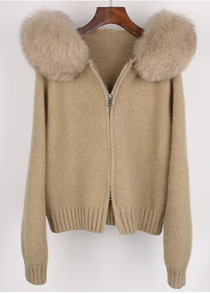 Bianca Knitted Fur Jacket