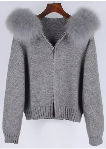 Bianca Knitted Fur Jacket