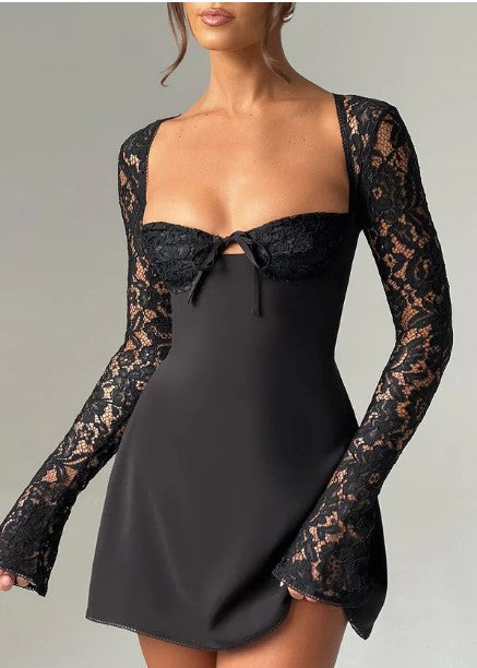 Elin Lace Mini Dress