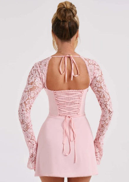 Elin Lace Mini Dress