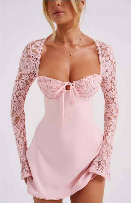 Elin Lace Mini Dress